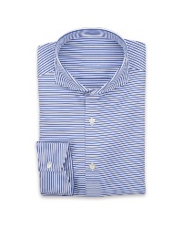 Chemise Rayure Bleu Marine Horizontal Repassage Facile