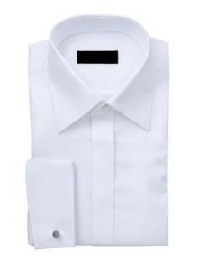 Chemise blanche poignets mousquetaires