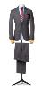 Costume sur mesure gris anthracite
