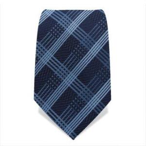 Cravate Prince de Galles bleu