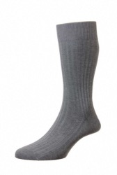 Chaussette Danvers En Coton Gris 