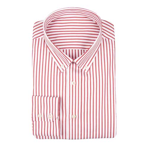 Chemise Rayure Rouge Repassage Facile