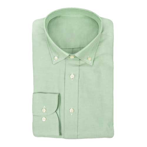 Chemise Verte Jade Repassage Facile