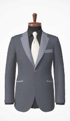 Costume Sur Mesure Gris Cendre