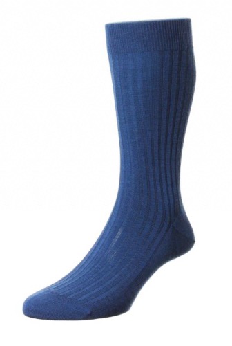 Chaussette Laburnum En Coton Bleu Foncé