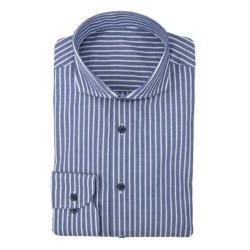 Chemise Rayure Large Bleu Repassage Facile