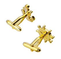Boutons de manchette ancre et gouvernail 