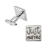 Boutons de manchette "just married"