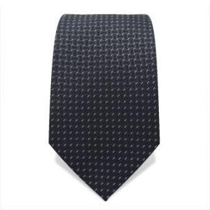 Cravate noire et grise