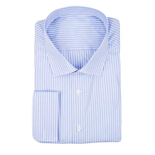 Chemise Rayure Bleuet Repassage Facile