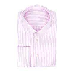 Chemise Rayure Rose Repassage Facile