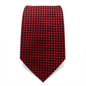 Cravate rouge et noire