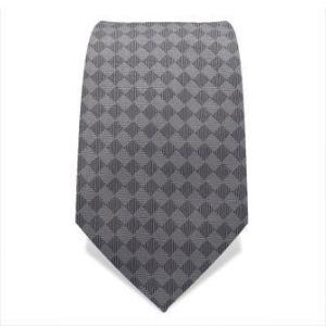 Cravate grise à carreaux
