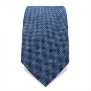 Cravate bleue à rayure grise