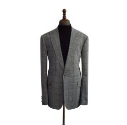 Veste en tweed gris