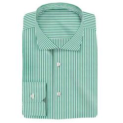 Chemise Rayure Emeraude Repassage Facile