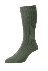 Chaussette Danvers En Coton Vert Sage