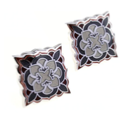 Boutons de manchette floral 