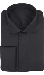 Chemise stretch Noire