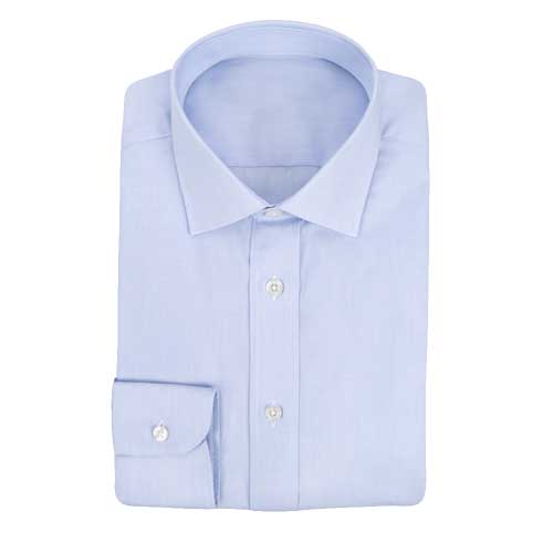 Chemise Bleue Fumée Repassage Facile