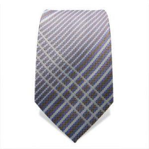 Cravate grise à carreaux Prince de Galles