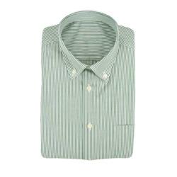 Chemise Rayure Verte Repassage Facile