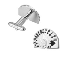 Boutons de manchette carte