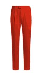 Pantalon Chino Rouge Sur Mesure 