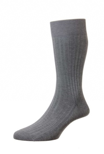 Chaussette Danvers En Coton Gris 