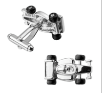Boutons de manchette voiture de karting