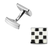 Boutons de manchette table d'échec