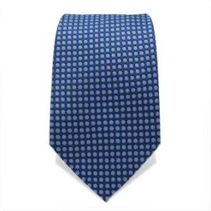 Cravate bleue à pois bleu ciel
