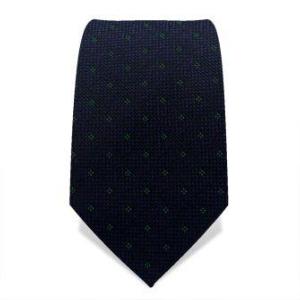 Cravate noire à pois